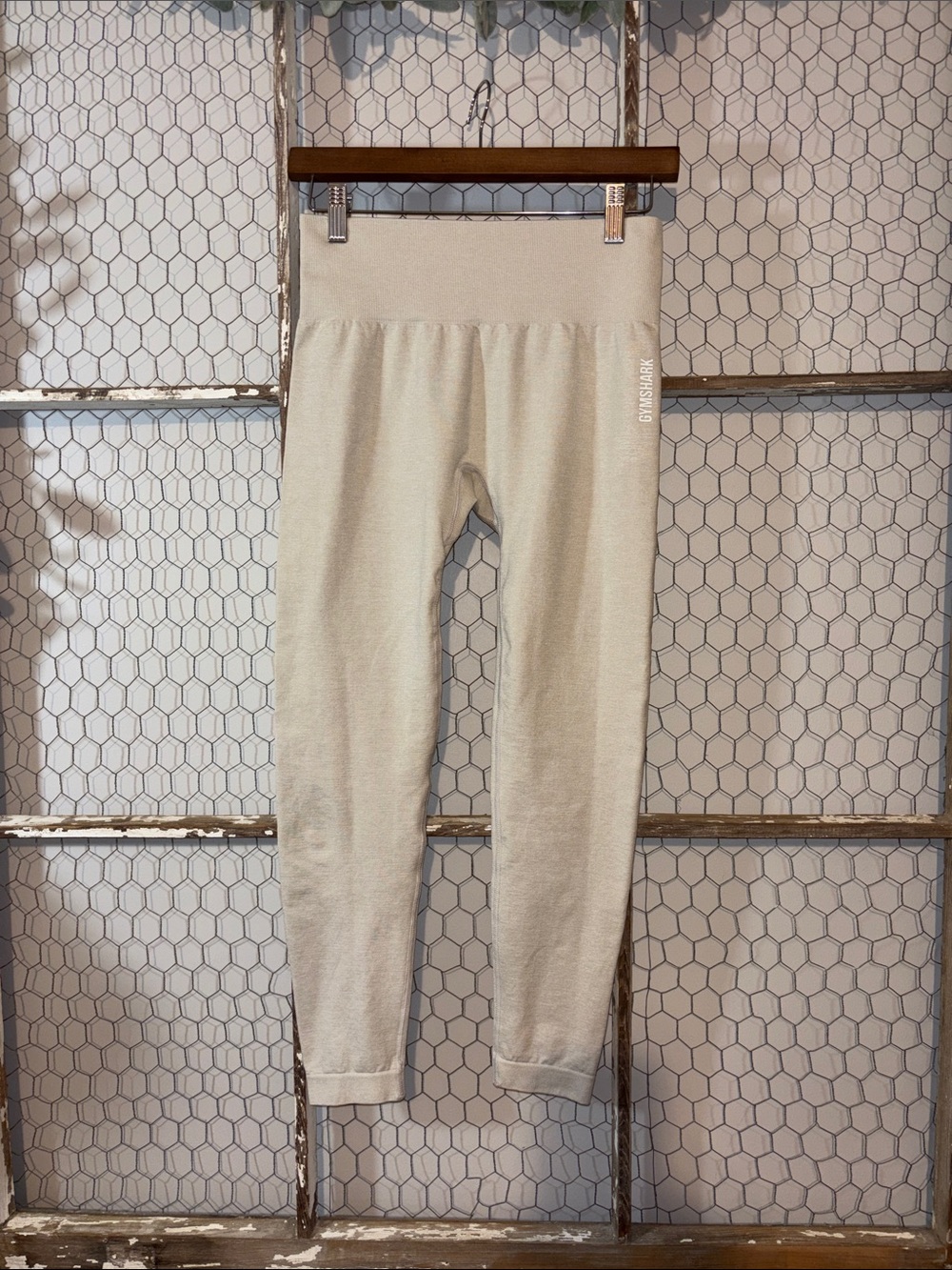 Gymshark Cream Leggings Medium